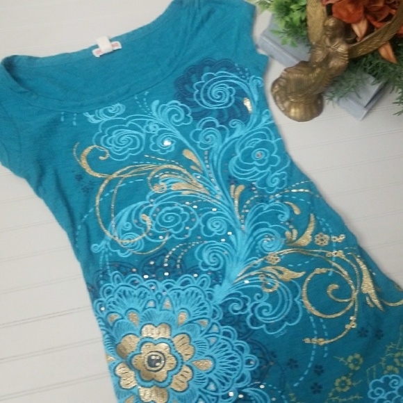 Sparkly Long Tee - Picture 1 of 4